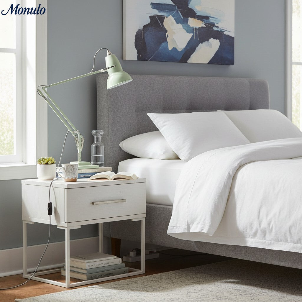 Modryx Adjustable Desk Lamp - Vintage Industrial Metal for Office and Bedroom | Esilora