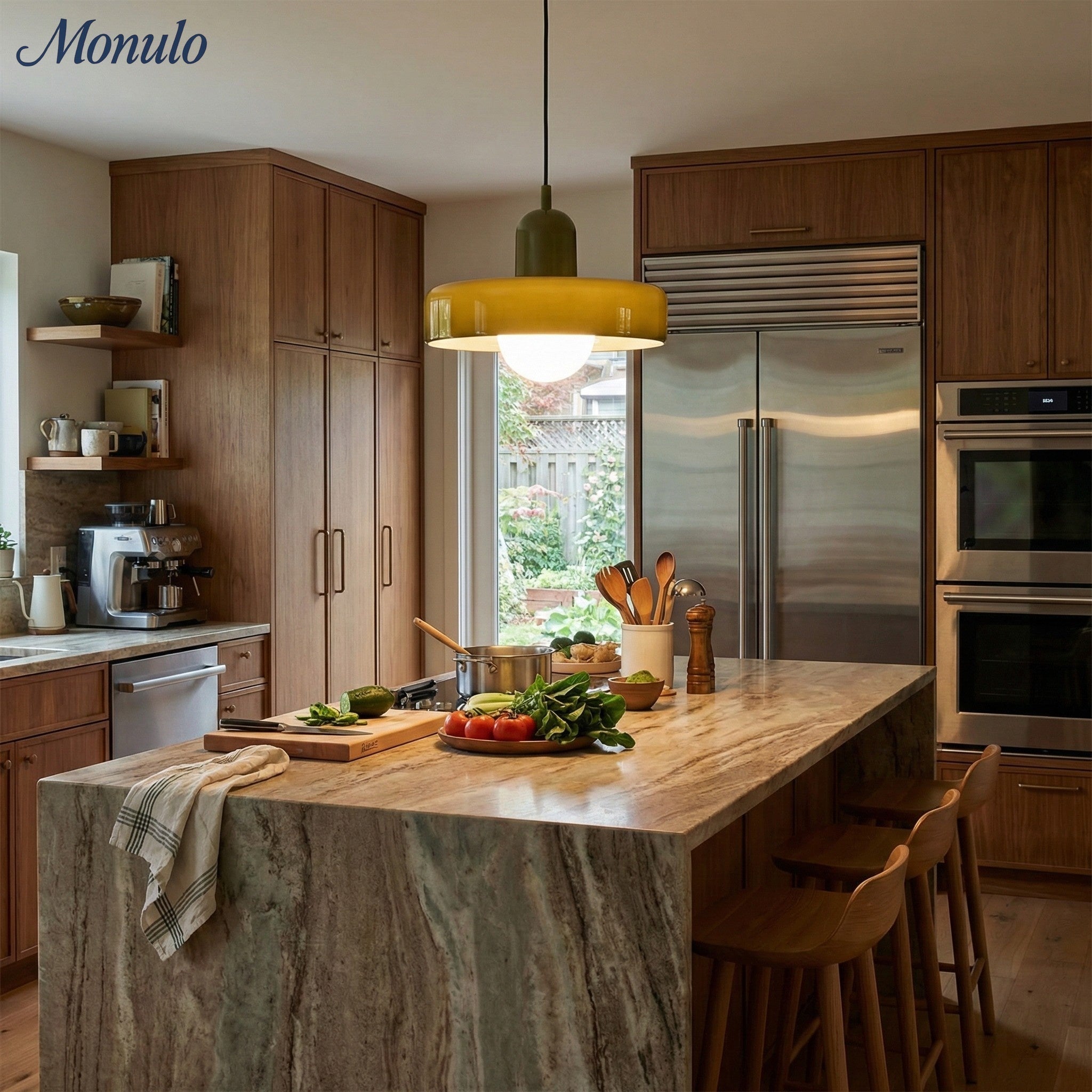 Verdoma Morandi Disc Glass Pendant Light for Modern Dining and Living | Esilora