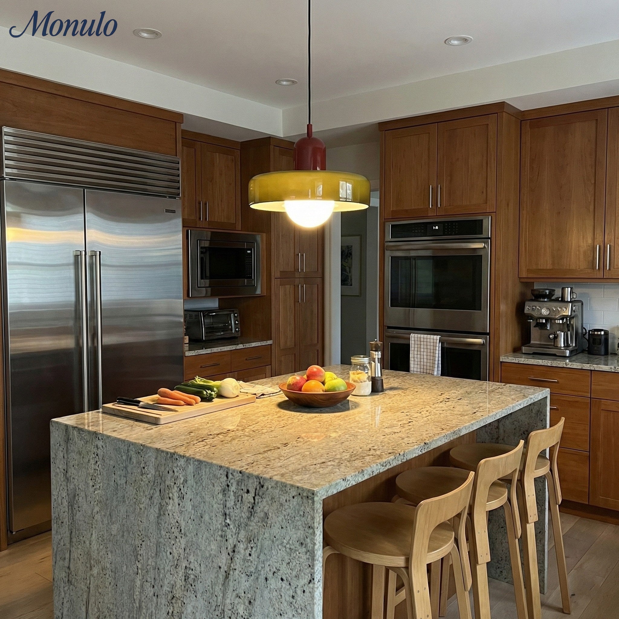 Verdoma Morandi Disc Glass Pendant Light for Modern Dining and Living | Esilora