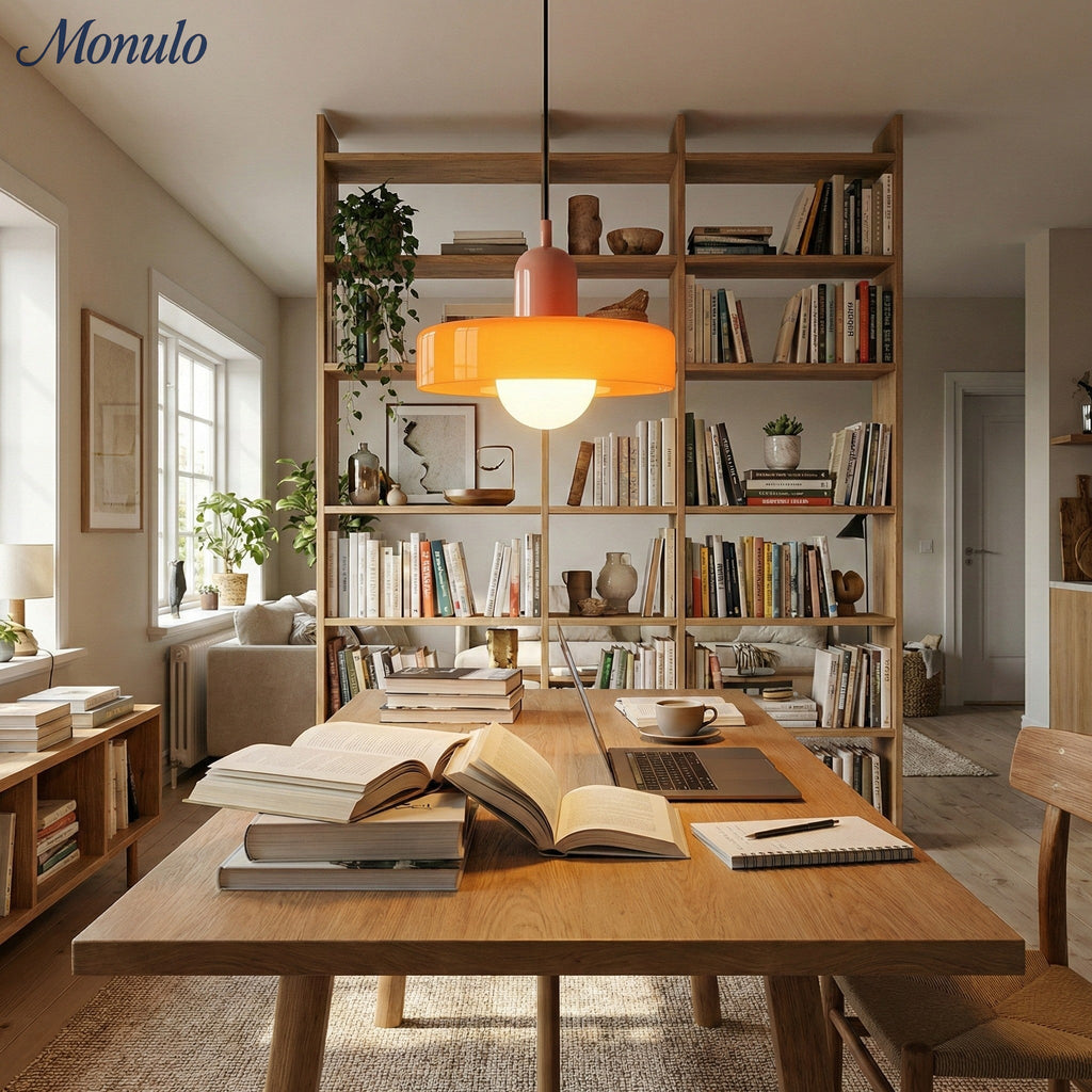 Verdoma Morandi Disc Glass Pendant Light for Modern Dining and Living | Esilora