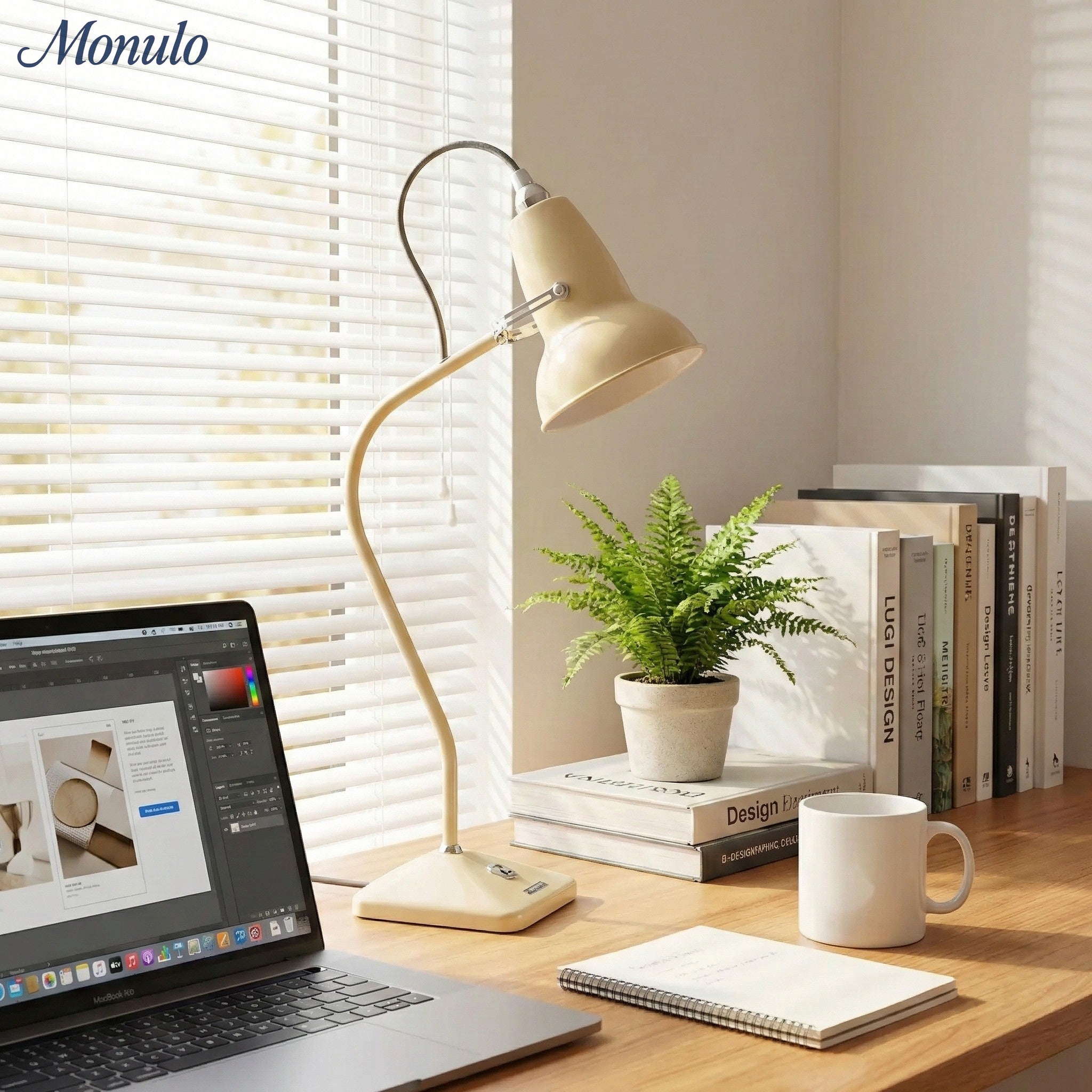 Modryx Pyramid Base Mini Table Lamp - Vintage Metal for Desk | Esilora