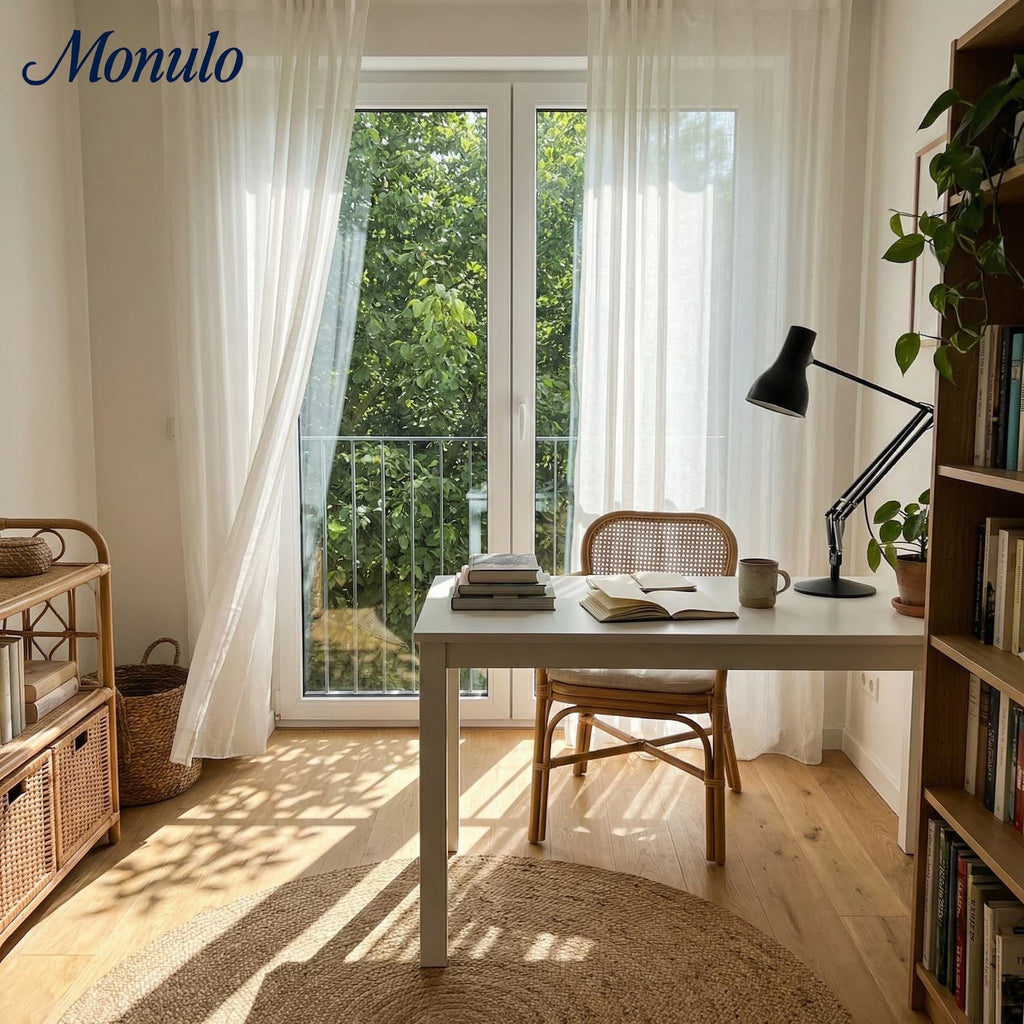 Modryx moderne schwenkbare Schreibtischlampe mit klaren Linien - minimalistische Arbeitsleuchte für Schreibtisch und Nachttisch | Esilora