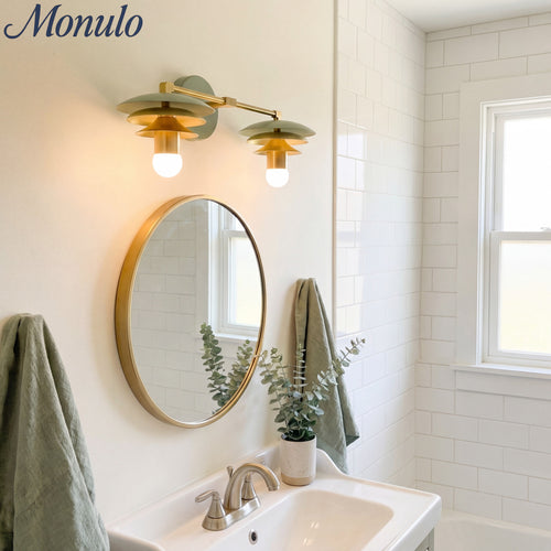 Artivo Layered Timeless Vanity Lighting Fixture With Soft Diffused Light - Great Ideal for Powder Rooms | Esilora