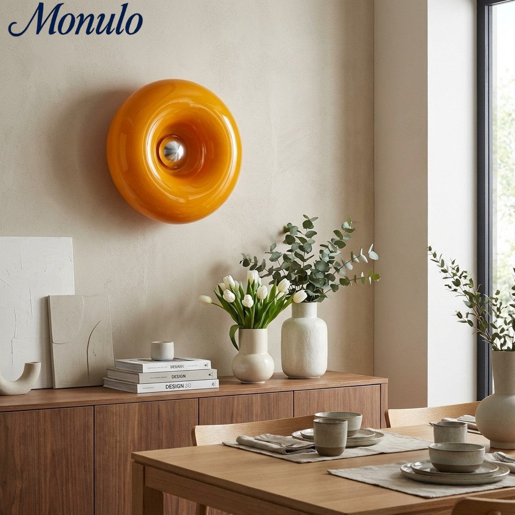 Halorentis Donut Shape Table Wall Lamp Bauhaus Style - Living Room Lighting N11 | Esilora