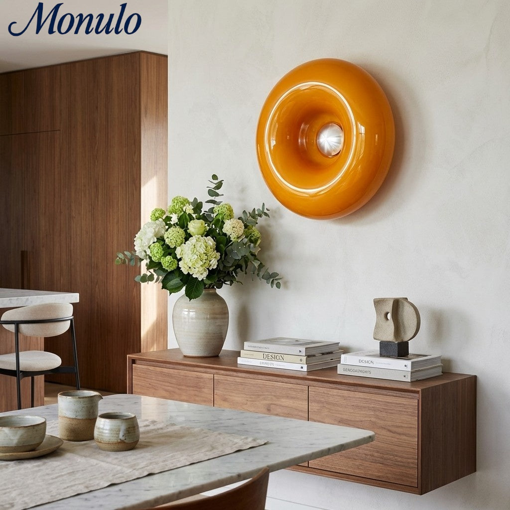 Halorentis Donut Shape Table Wall Lamp Bauhaus Style - Living Room Lighting N11 | Esilora
