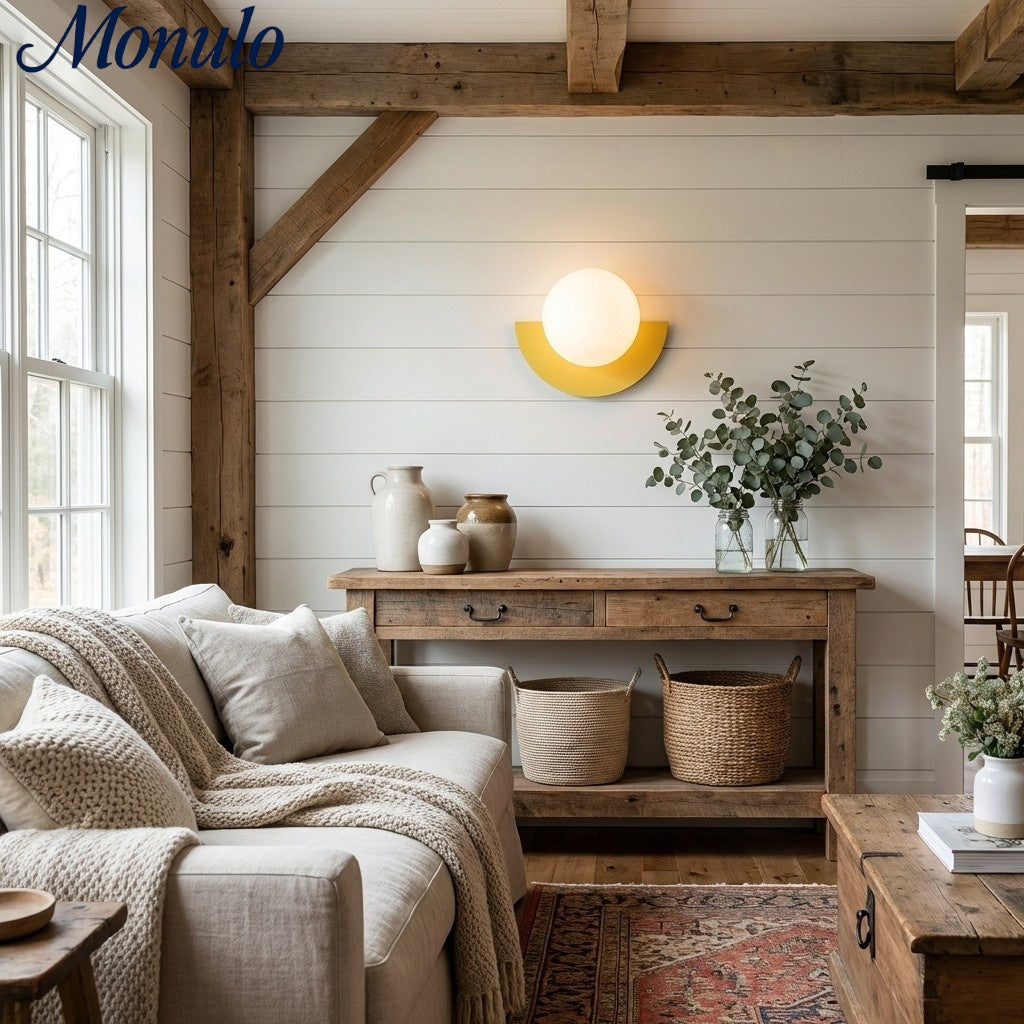 Luminous Colorful Orb Wall Lamp Nordic Design - Home and Office Lighting N14 | Esilora