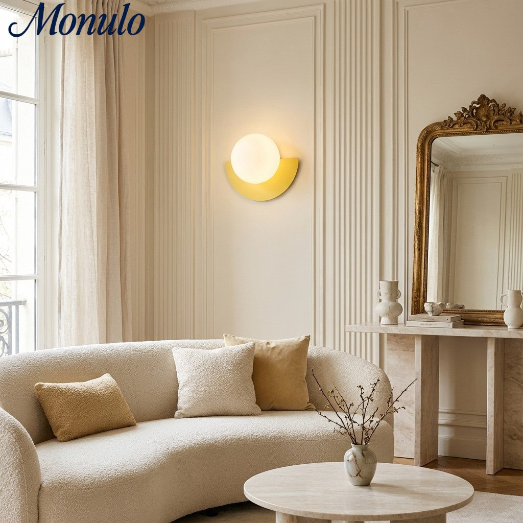 Luminous Colorful Orb Wall Lamp Nordic Design - Home and Office Lighting N14 | Esilora