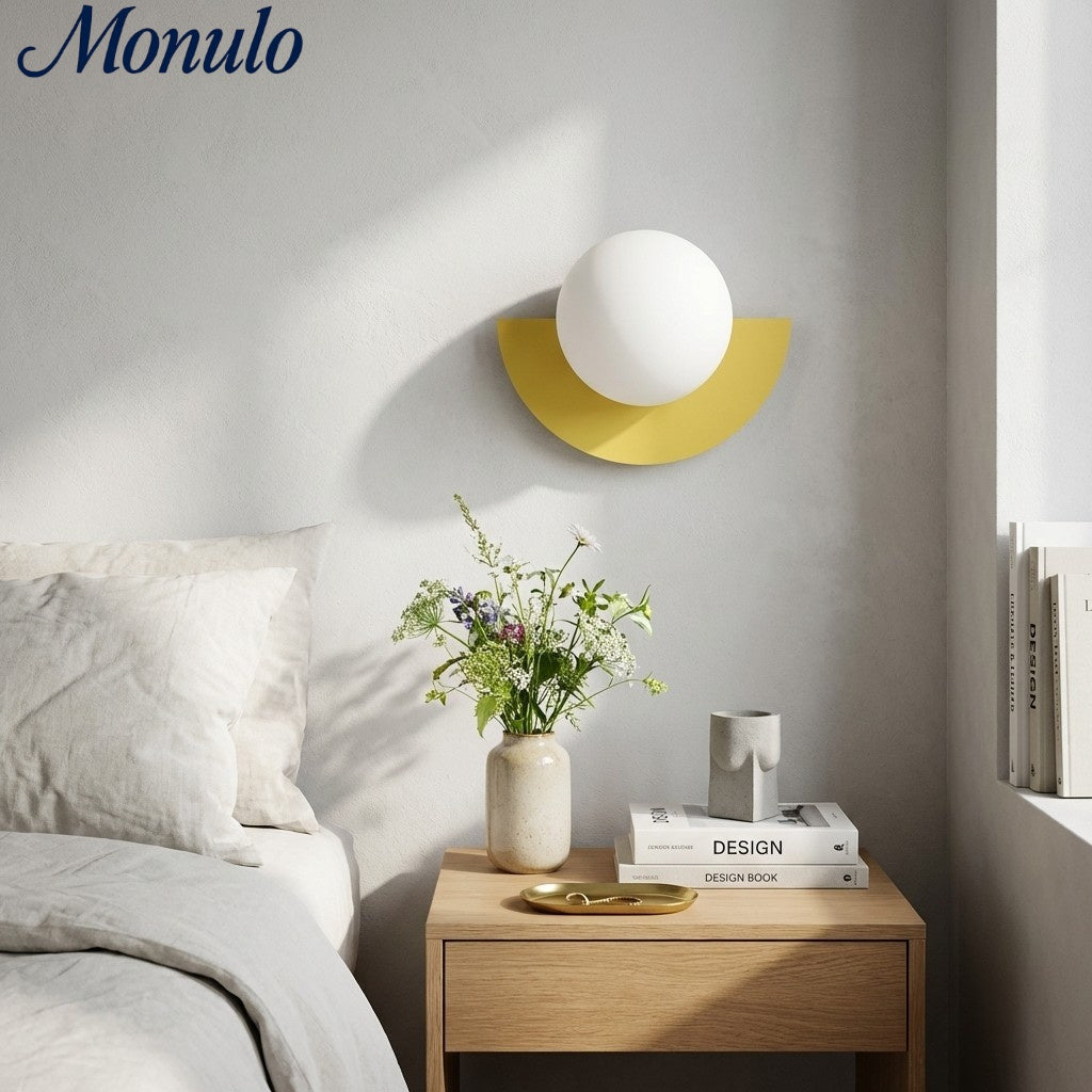 Luminous Colorful Orb Wall Lamp Nordic Design - Home and Office Lighting N14 | Esilora