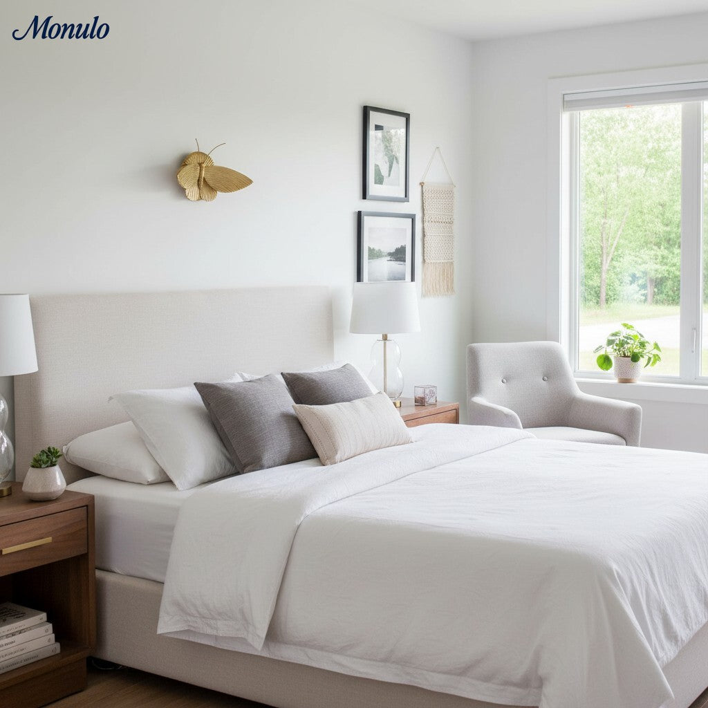 Mothriel Moth-Shaped Wall Lamp - Vintage Metal Lamp for Bedroom | Esilora