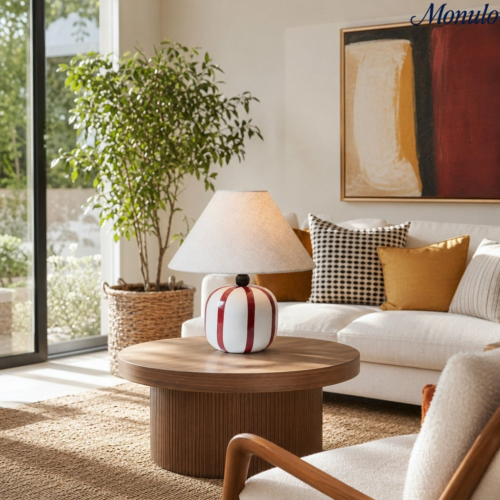 Playful Lollipop Table Lamp Colorful Sphere Light for Bedroom Decor | Esilora