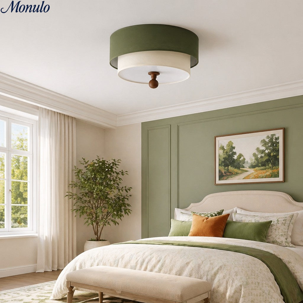 Modern Minimalist Ceiling Lamp Clean Line Flush for Bedroom Living Room | Esilora