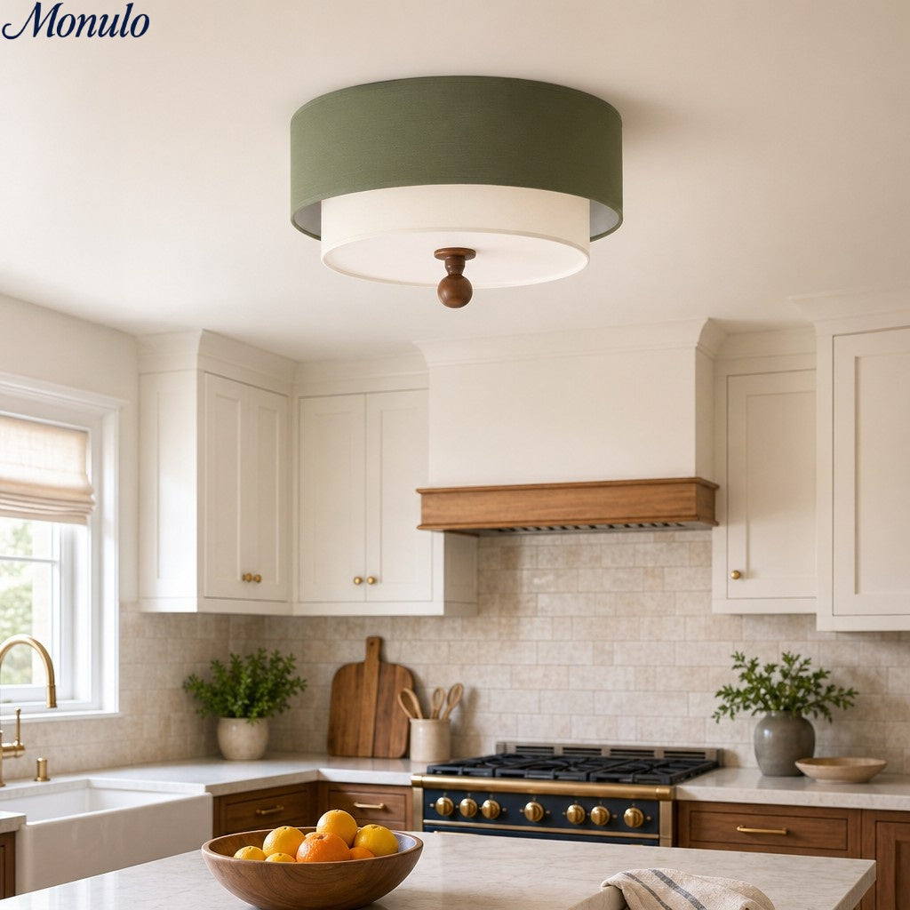 Modern Minimalist Ceiling Lamp Clean Line Flush for Bedroom Living Room | Esilora