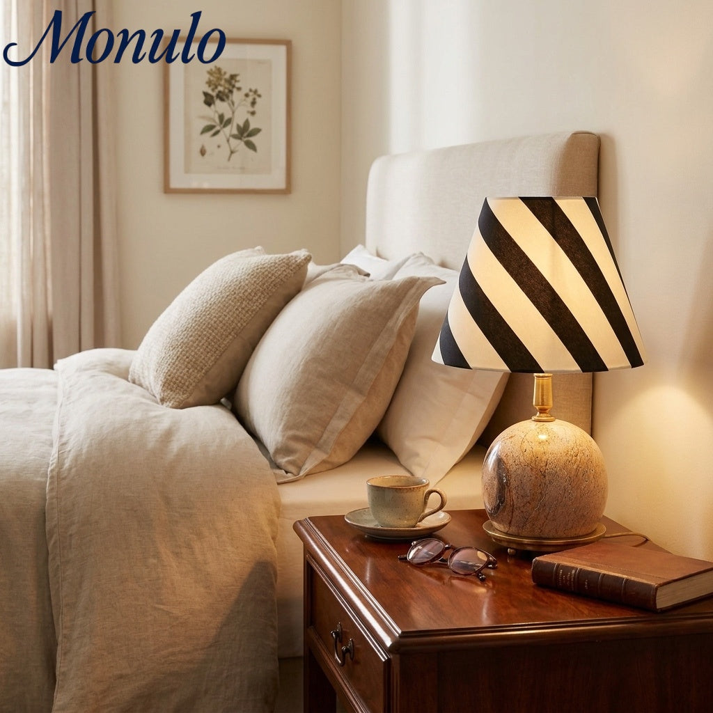 Moderne skulpturale Tischlampe – minimalistische Dekorationsleuchte für Schlafzimmer und Wohnzimmer | Esilora