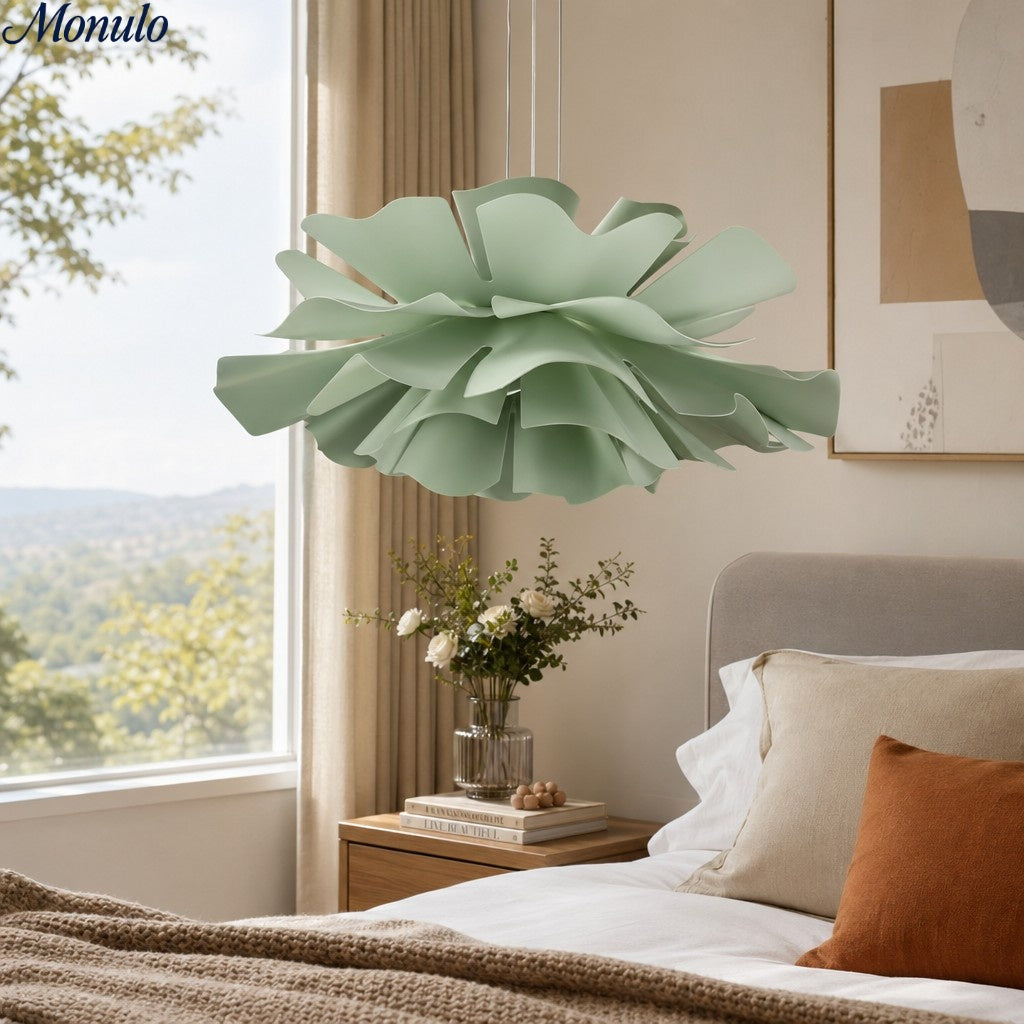 Flora Nordic Floral Sculptural Pendant Lamp - Artistic Decorative Lamp for Living Room | Esilora