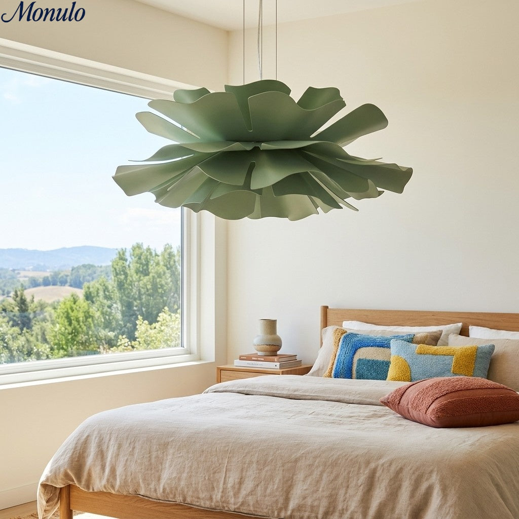 Flora Nordic Floral Sculptural Pendant Lamp - Artistic Decorative Lamp for Living Room | Esilora