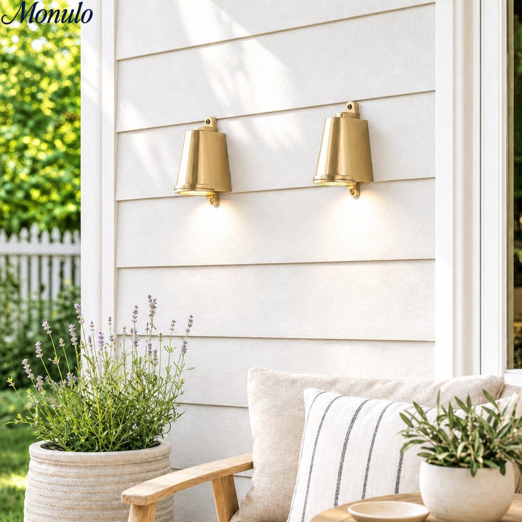 Industrial Outdoor Wall Light – Waterproof Sconce with Bluebell Shape | Esilora
