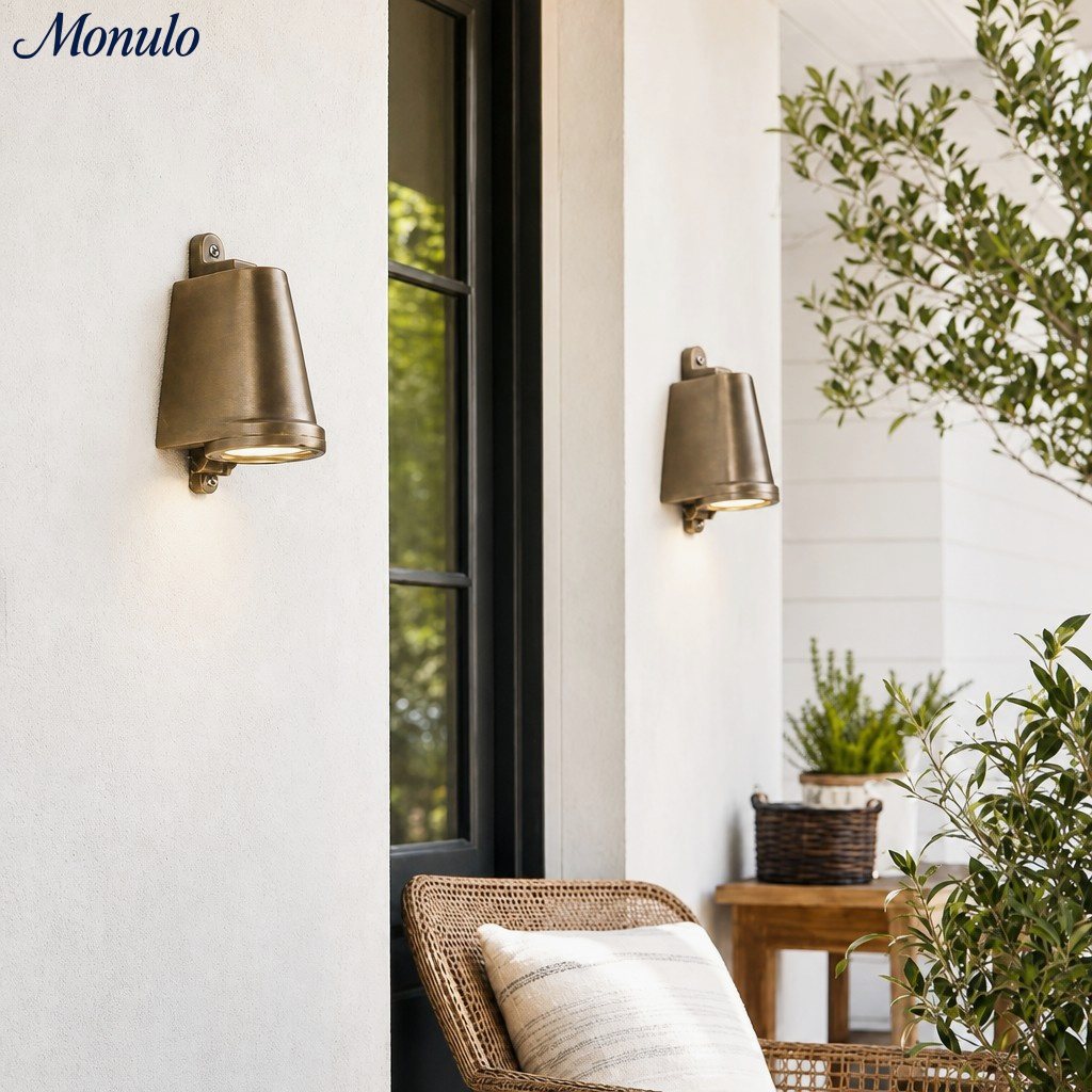 Industrial Outdoor Wall Light – Waterproof Sconce with Bluebell Shape | Esilora