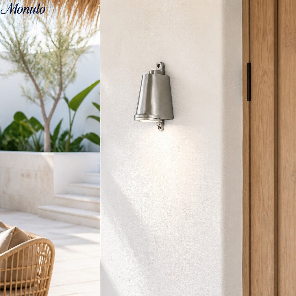 Industrial Outdoor Wall Light – Waterproof Sconce with Bluebell Shape | Esilora
