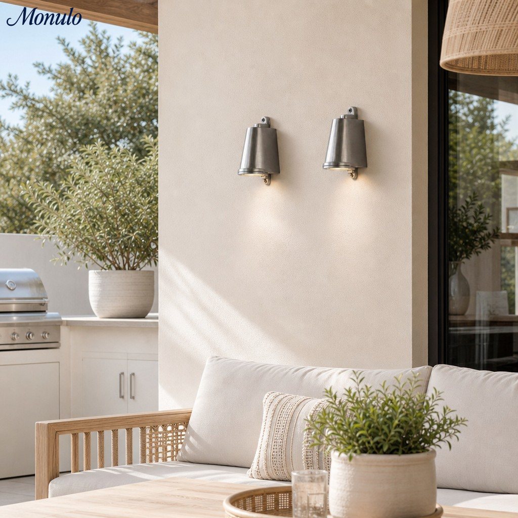 Industrial Outdoor Wall Light – Waterproof Sconce with Bluebell Shape | Esilora