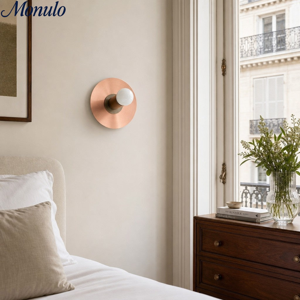 Radiro Globe Metal Finish Wall Sconce – Minimal Design for Vanity and Corridor | Esilora