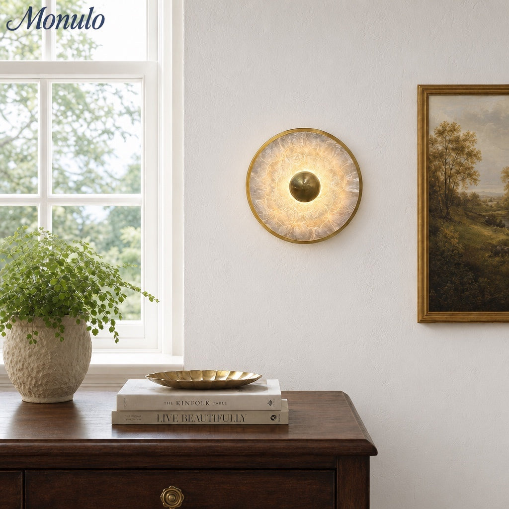 Patterned Shell Nordic Wall Lamp – For Living Room and Bedroom Accent Lighting | Esilora