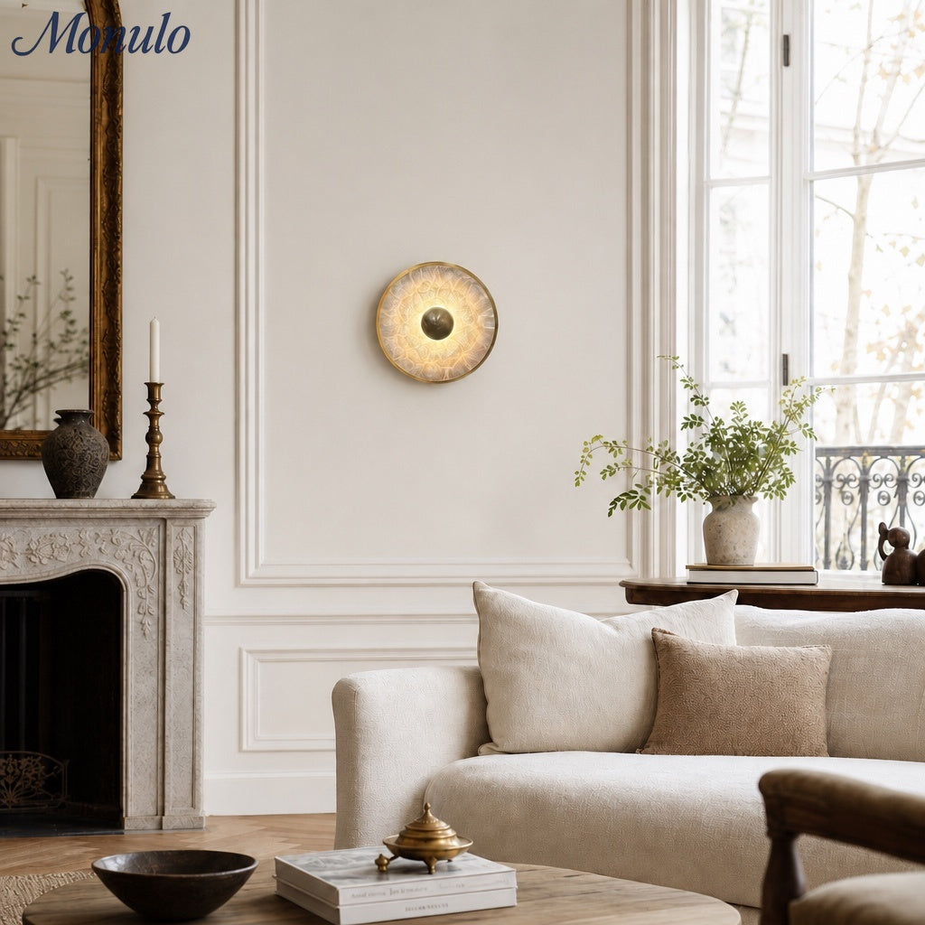 Patterned Shell Nordic Wall Lamp – For Living Room and Bedroom Accent Lighting | Esilora