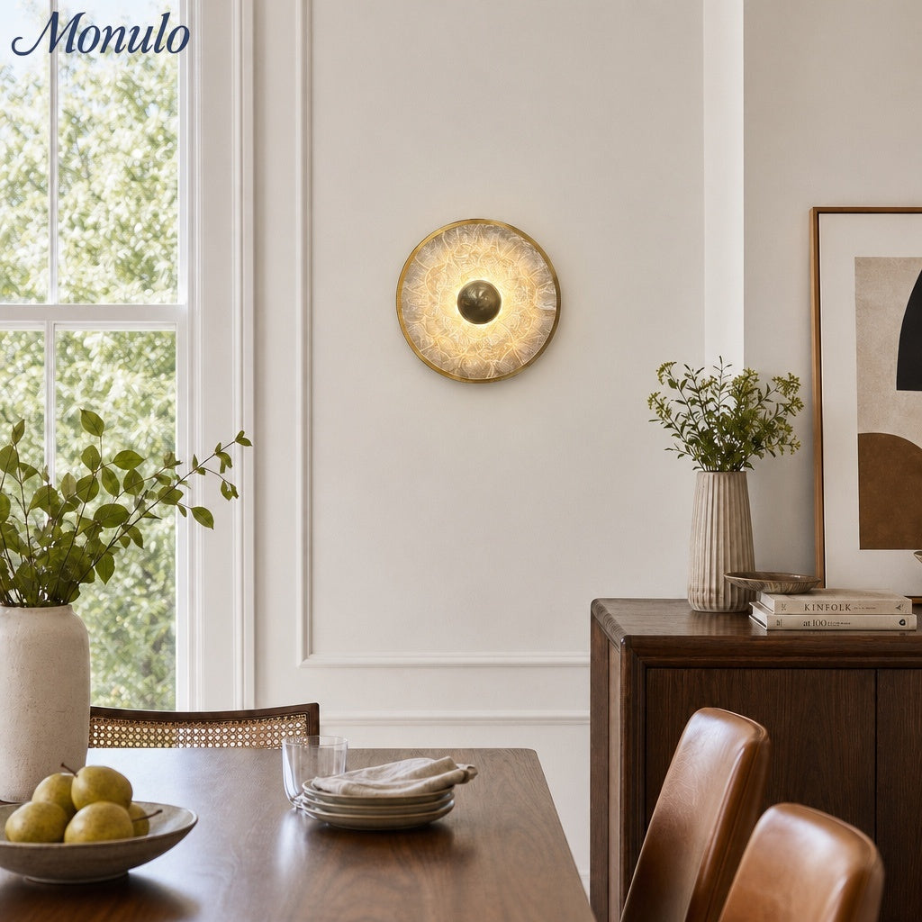 Patterned Shell Nordic Wall Lamp – For Living Room and Bedroom Accent Lighting | Esilora