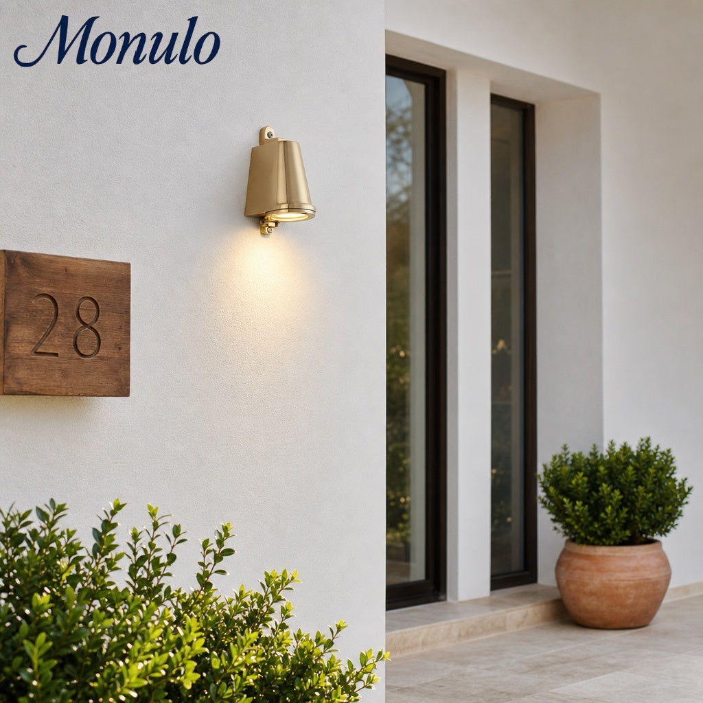 Industrial Outdoor Wall Light – Waterproof Sconce with Bluebell Shape | Esilora