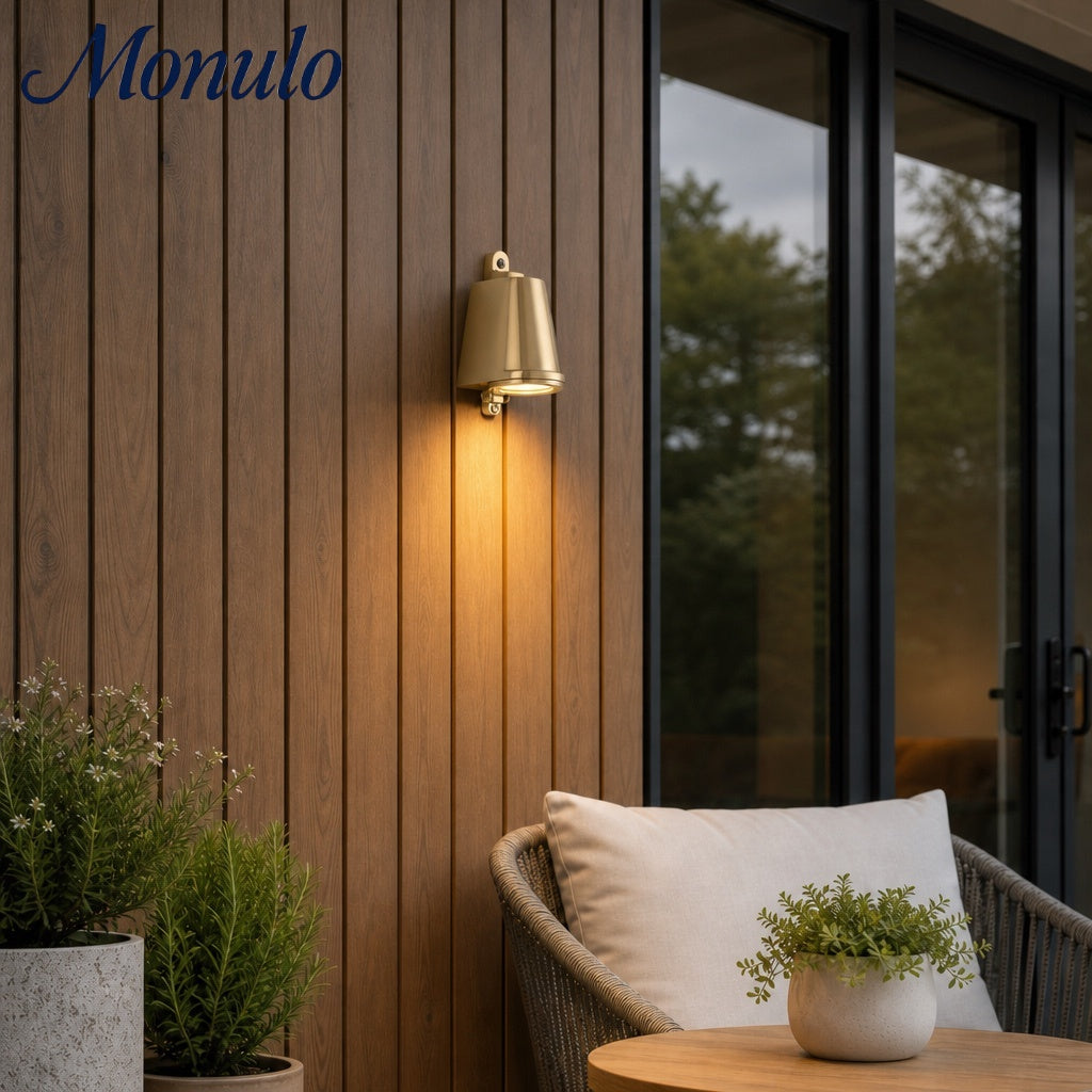 Industrial Outdoor Wall Light – Waterproof Sconce with Bluebell Shape | Esilora