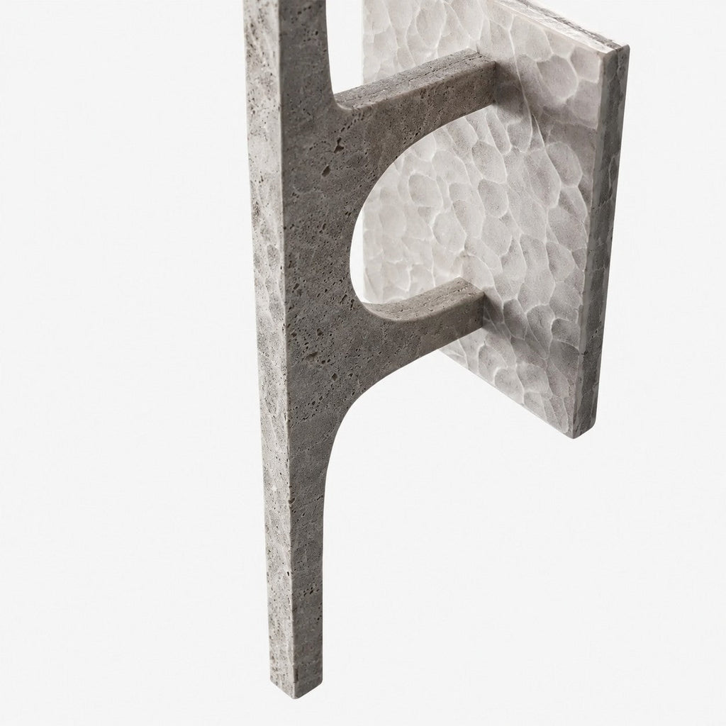 Mavora Minimalistische Hammerschlag-Metall Lineare Wandleuchte – Zeitgenössische Akzentbeleuchtung | Esilora