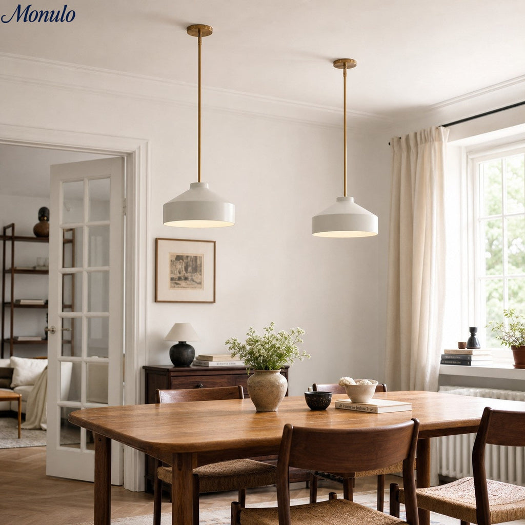 Hanton Nordic – kovové závěsné svítidlo Morandi – minimalistické svítidlo v nordickém stylu | Esilora