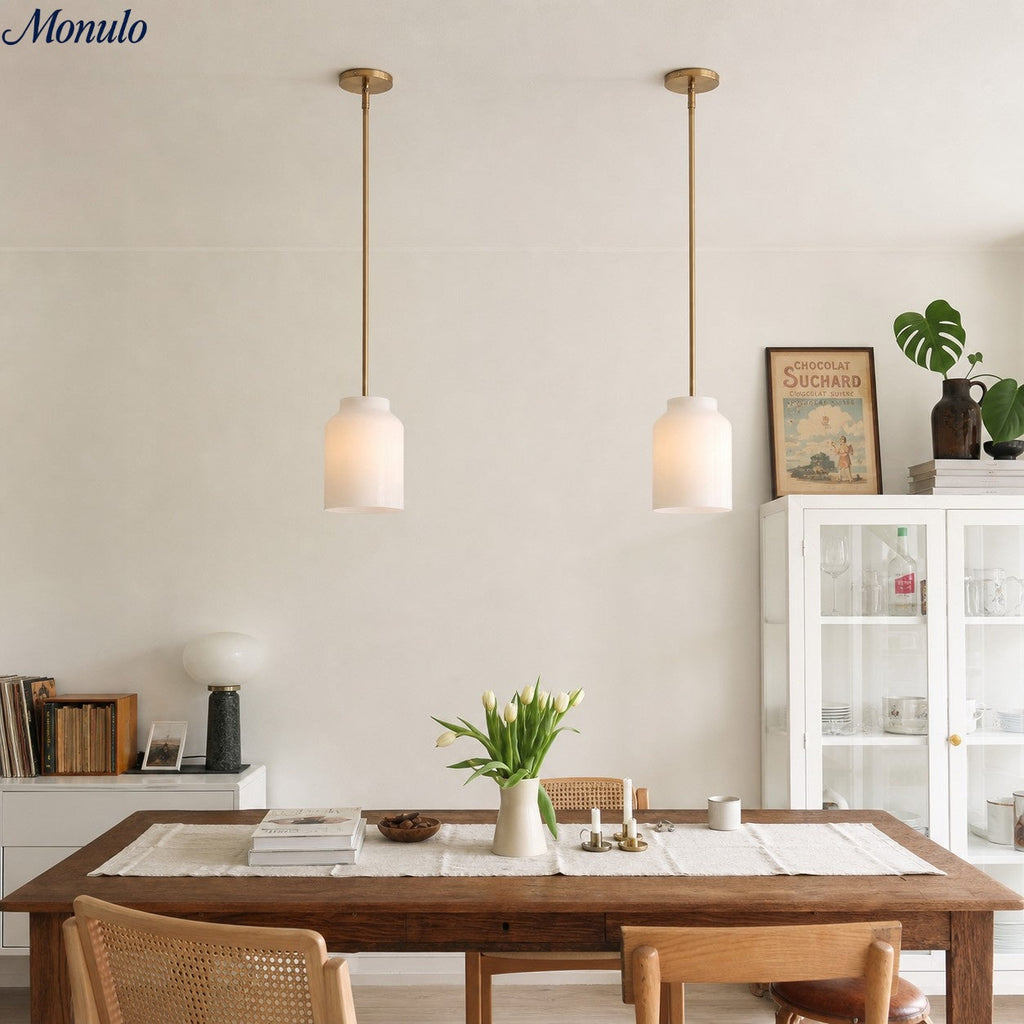 Hanton Nordic – kovové závěsné svítidlo Morandi – minimalistické svítidlo v nordickém stylu | Esilora
