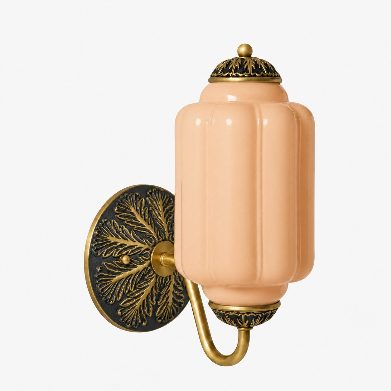 Vintage Milk Glass Sconce Bedside Hallway Eloise Wall Sconce | Esilora