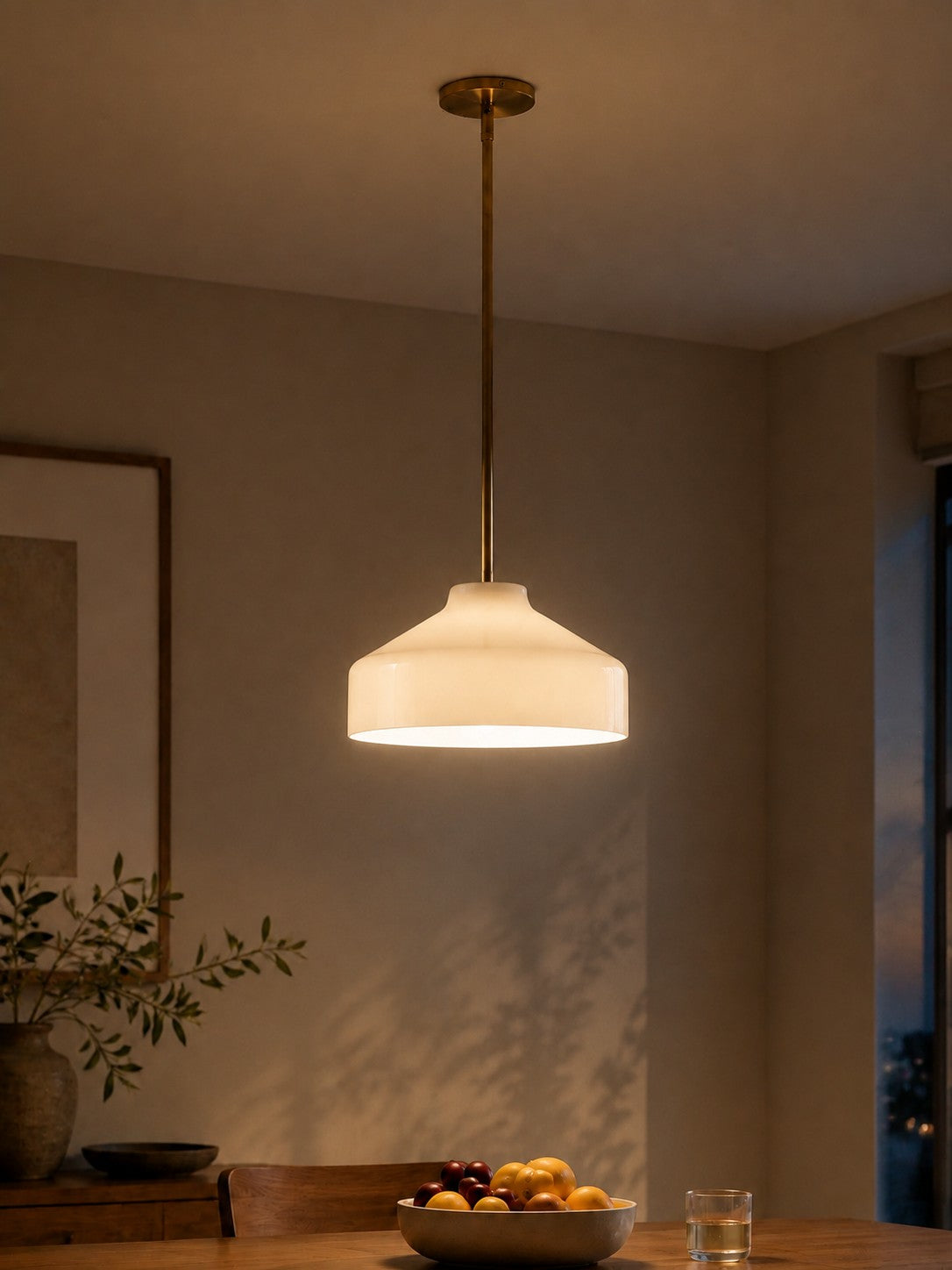 Hanton Nordic – kovové závěsné svítidlo Morandi – minimalistické svítidlo v nordickém stylu | Esilora