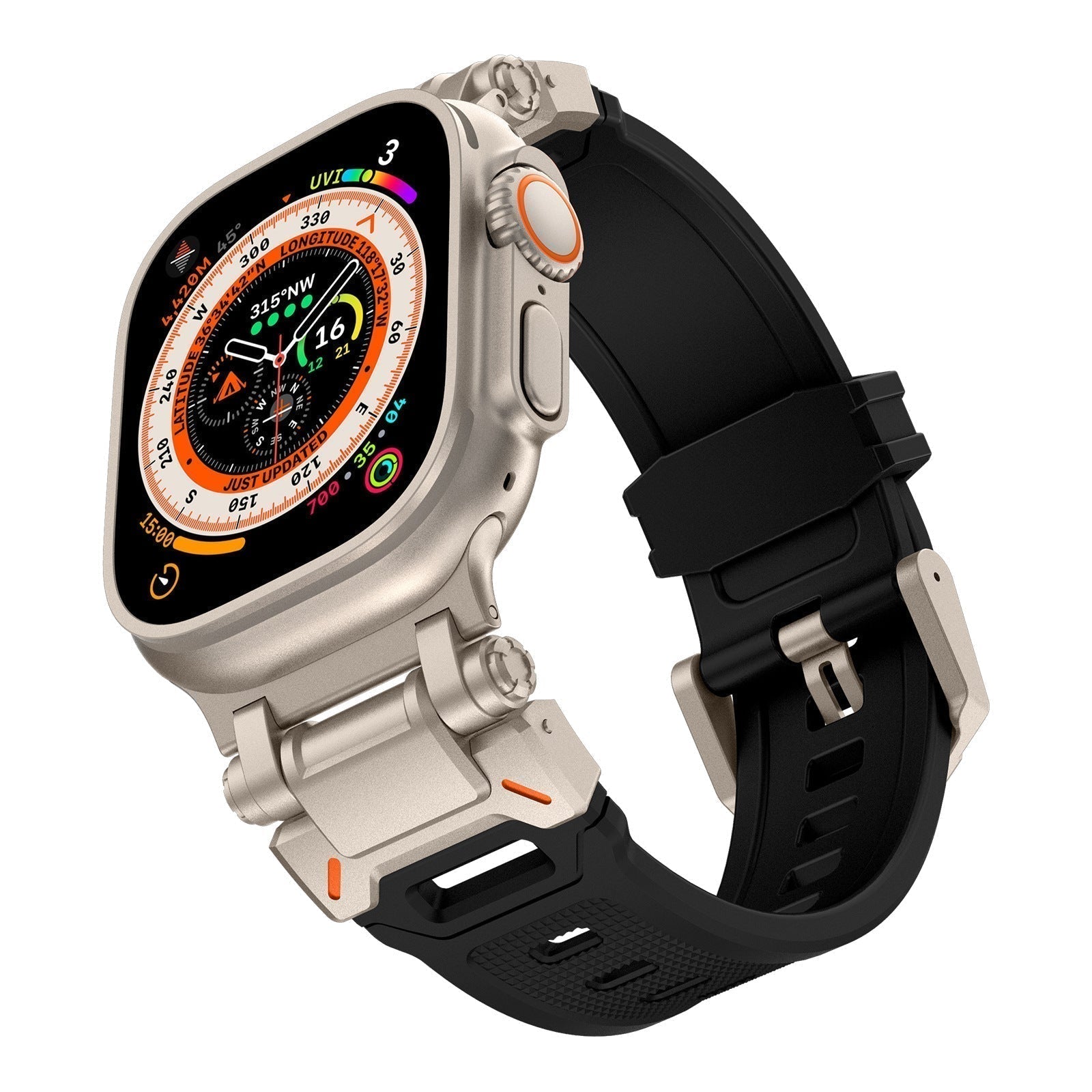 Silikonerem til Apple Watch – eventyrstil – Esilora
