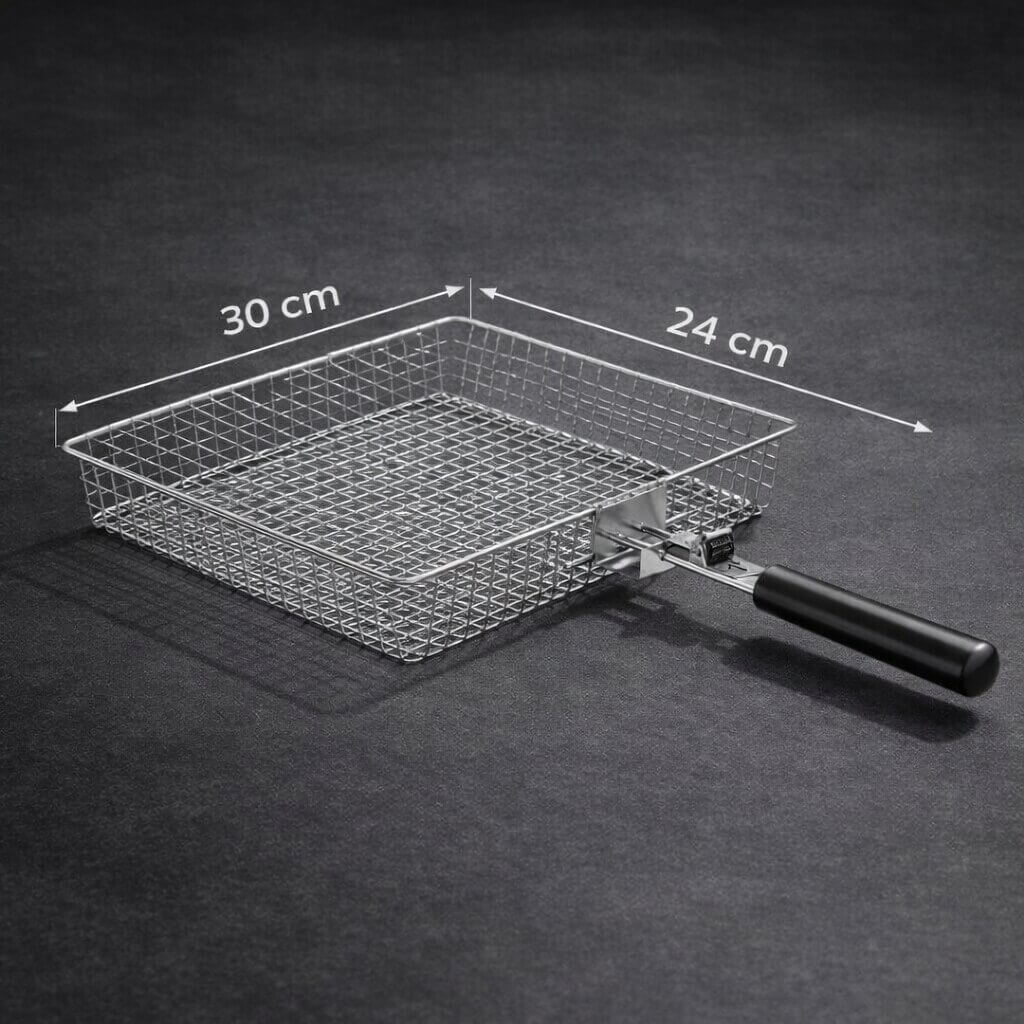 Stainless Steel Grill Basket for Barbecuing - Esilora
