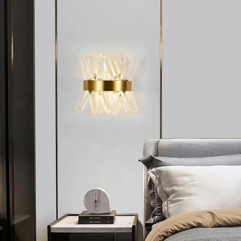 Modern Luxury Crystall Bedside Wall Light M40 | Esilora