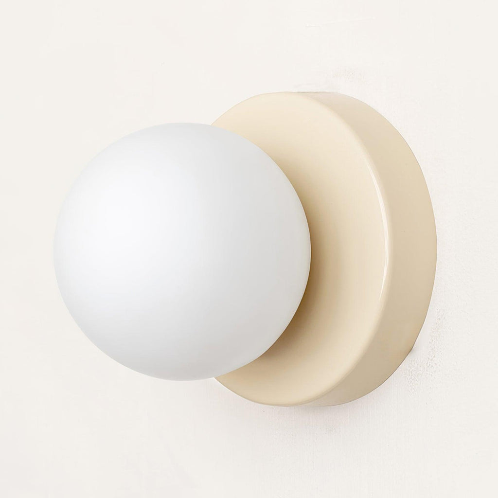 Rivolence Minimalist Fluid Modern Round Wall Sconce – Modern Indoor Accent Lighting for Bedroom or Study | Esilora