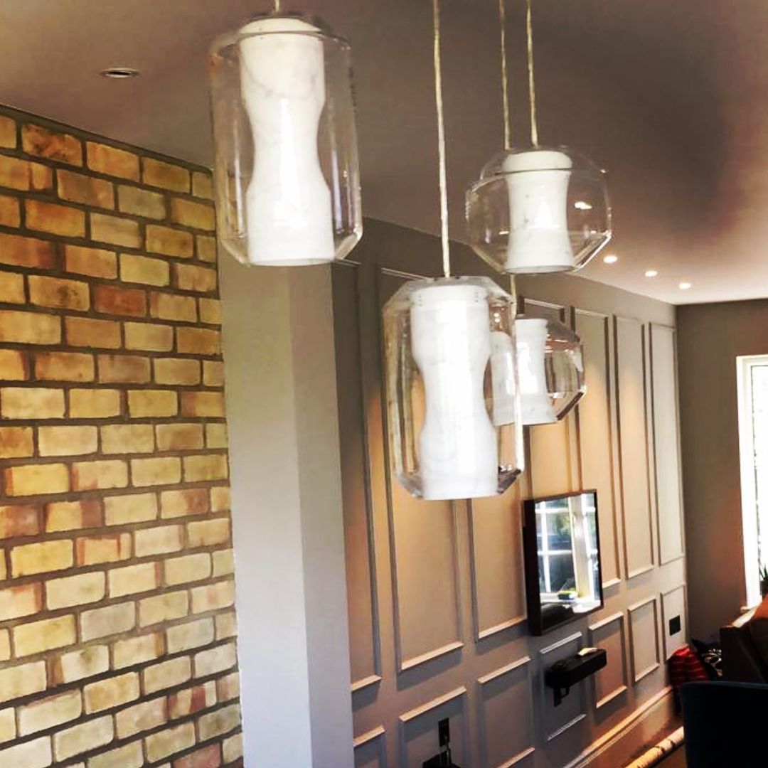 Glass Alabaster Pendant Lamp | Esilora