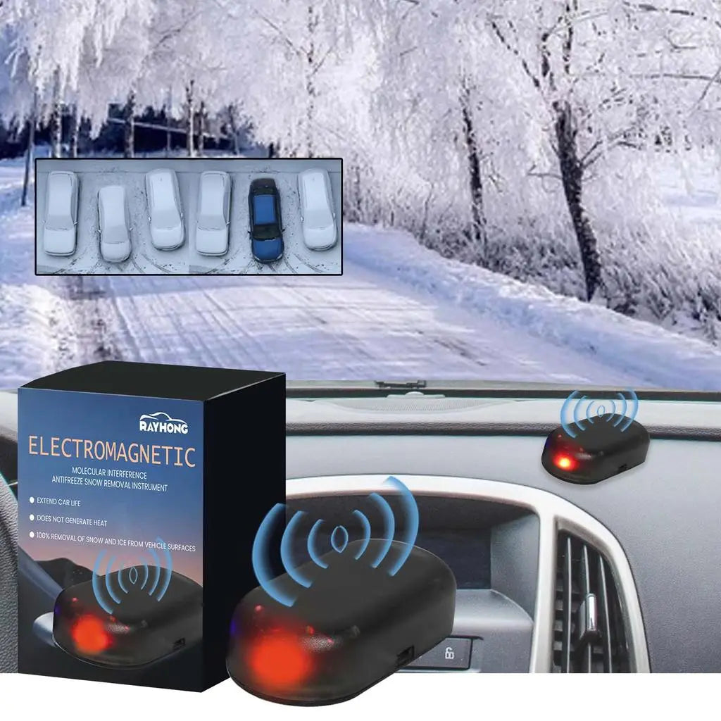 Solar-Powered Snow Clearing Tool with Electromagnetic Interference Technology - Esilora