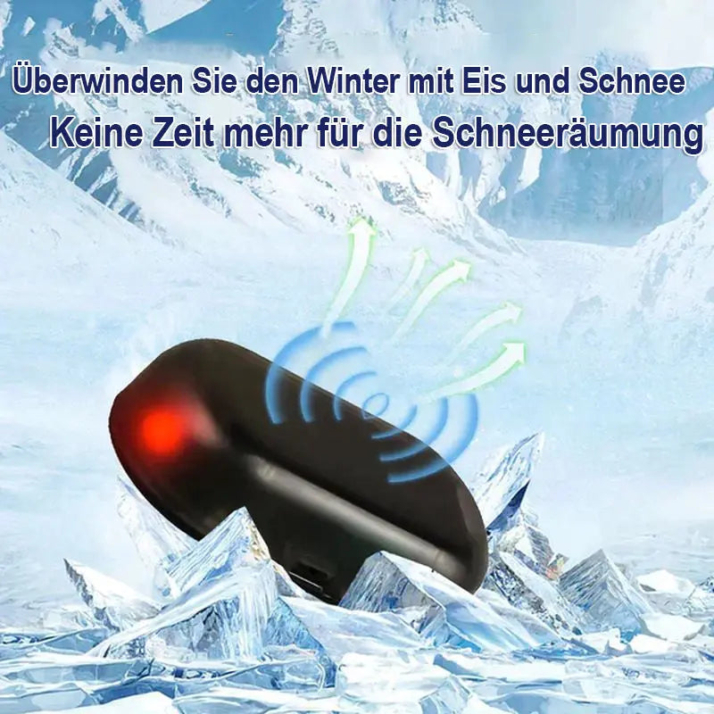 Solar-Powered Snow Clearing Tool with Electromagnetic Interference Technology - Esilora