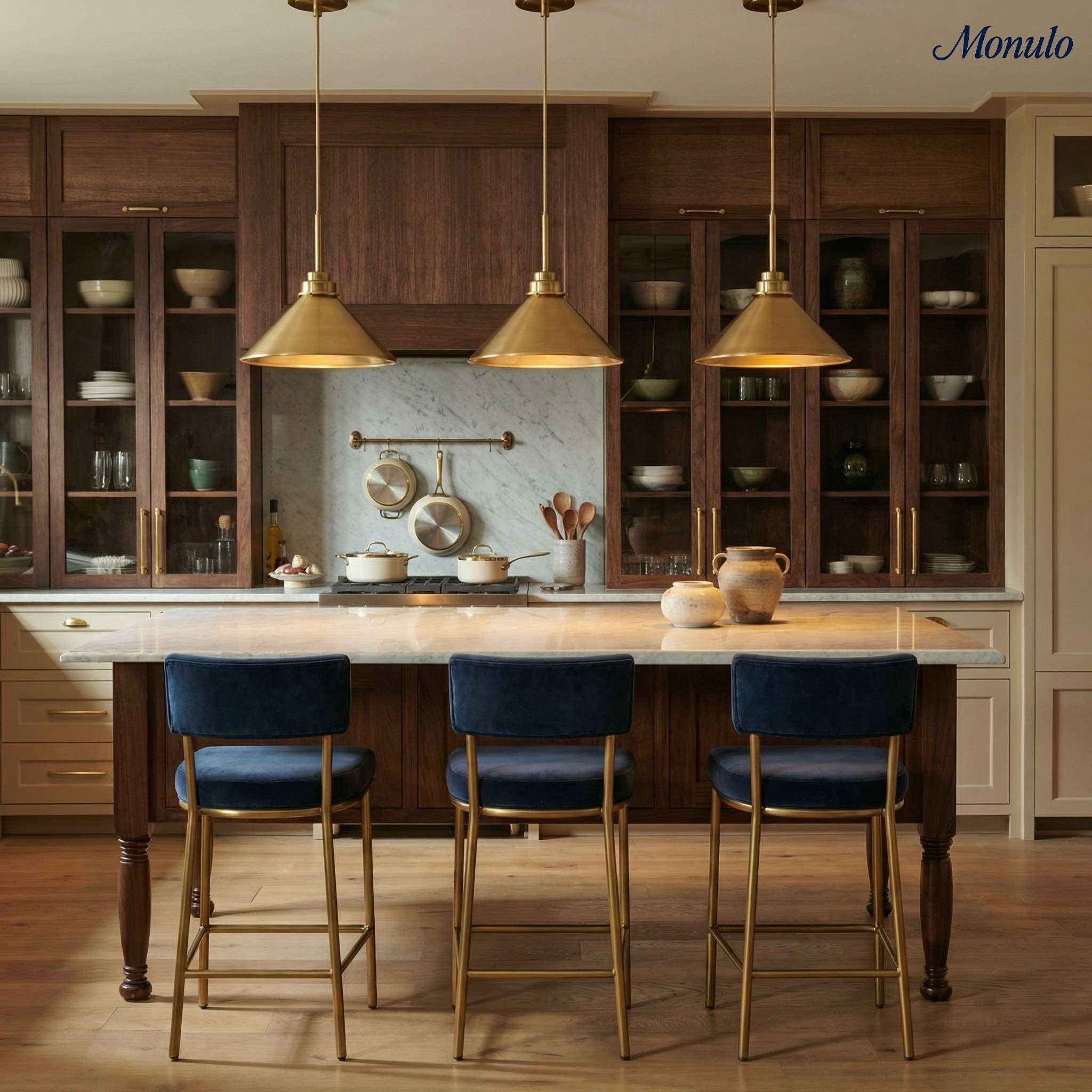 Aurenza Modern Farmhouse  Cone Pendant Light – Dimmable Kitchen and Entryway Lighting | Esilora
