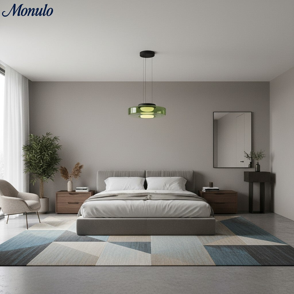 Verdoma Stacked Disc Form Glass Pendant Light Contemporary Nordic Lighting for Kitchens | Esilora
