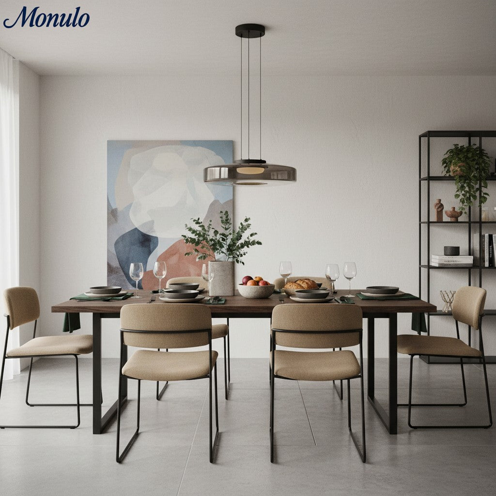 Verdoma Stacked Disc Form Glass Pendant Light Contemporary Nordic Lighting for Kitchens | Esilora