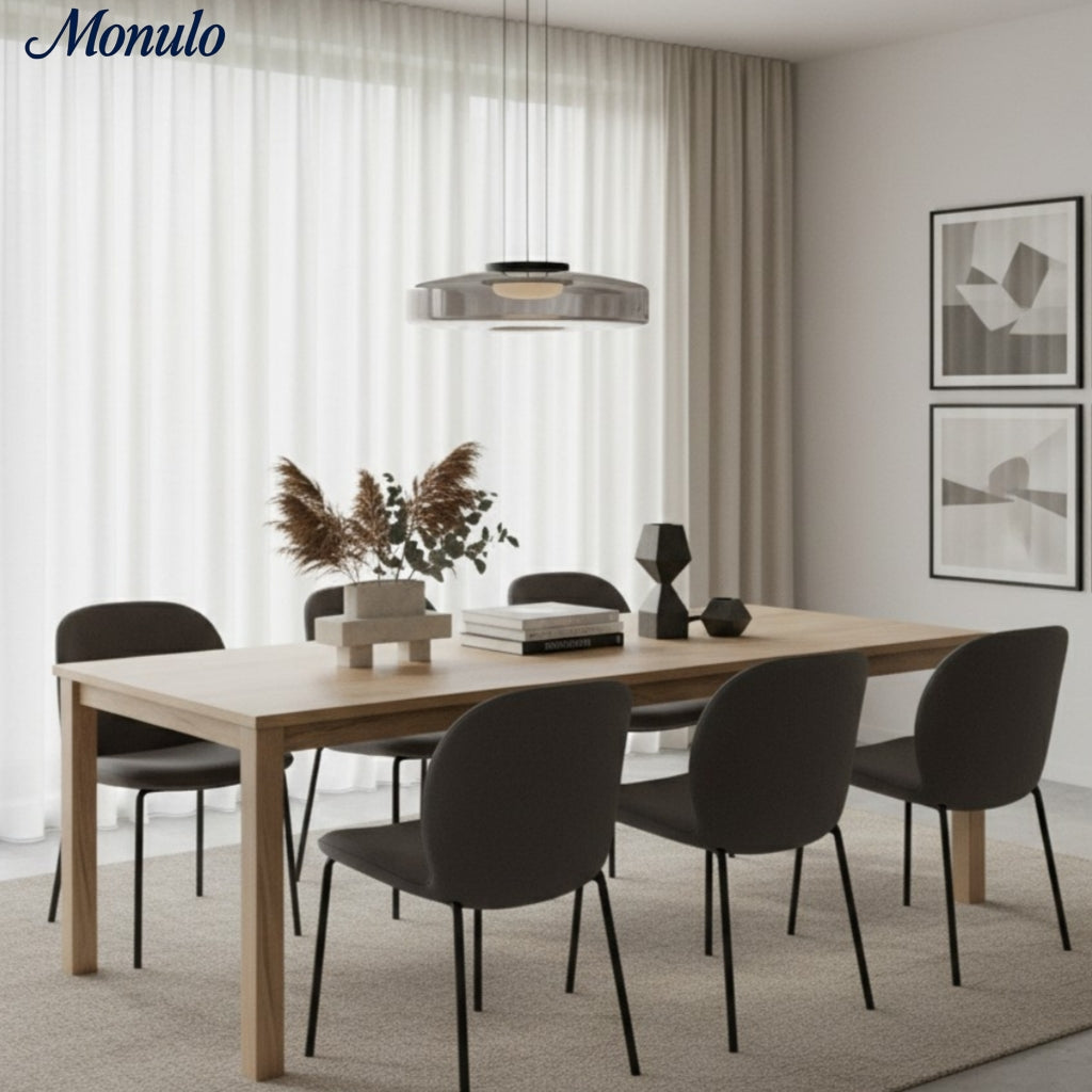 Verdoma Stacked Disc Form Glass Pendant Light Contemporary Nordic Lighting for Kitchens | Esilora