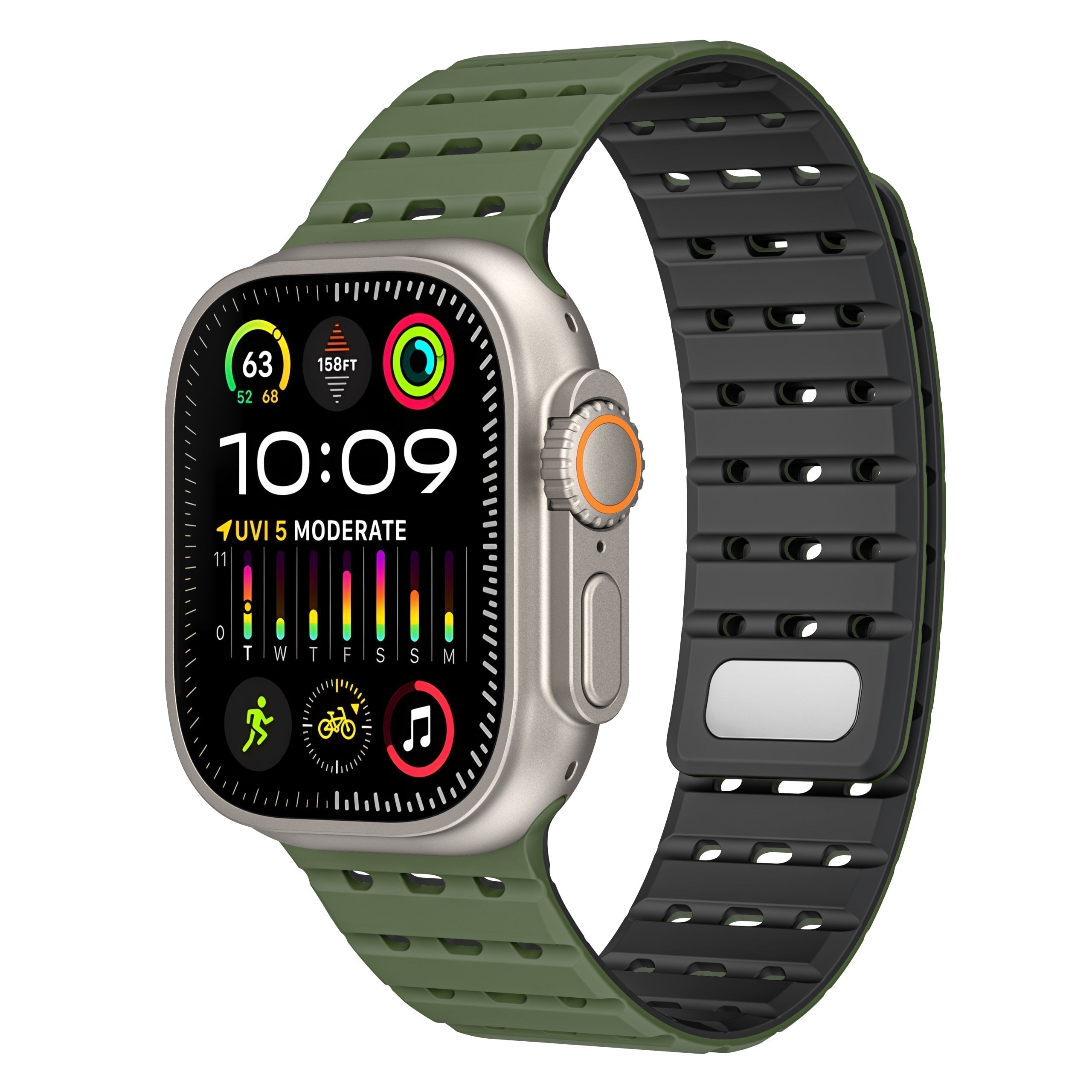 Cinturino per orologio in silicone per l’uso quotidiano e stili versatili - Esilora