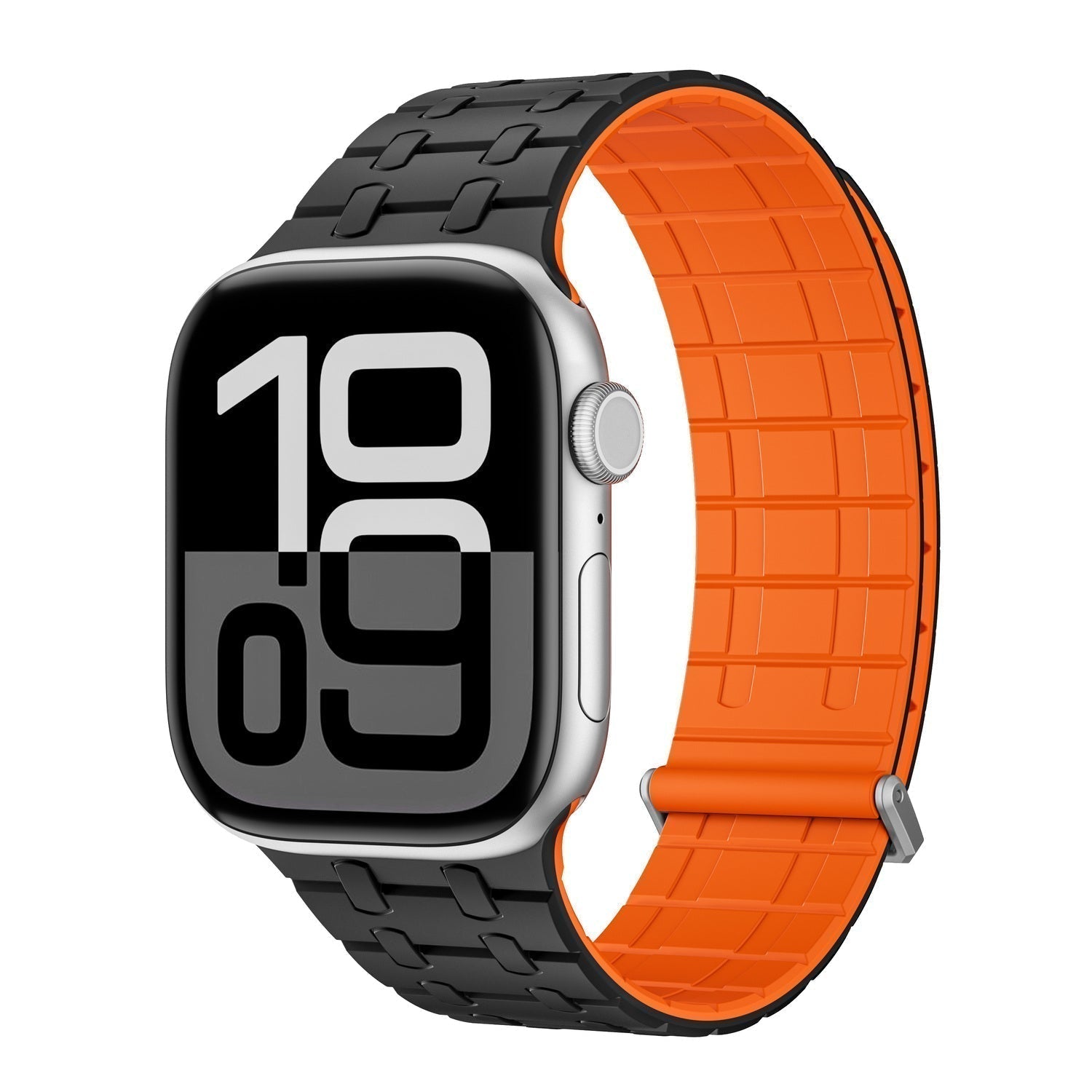 Bracelet magnétique en silicone pour montre connectée - Esilora