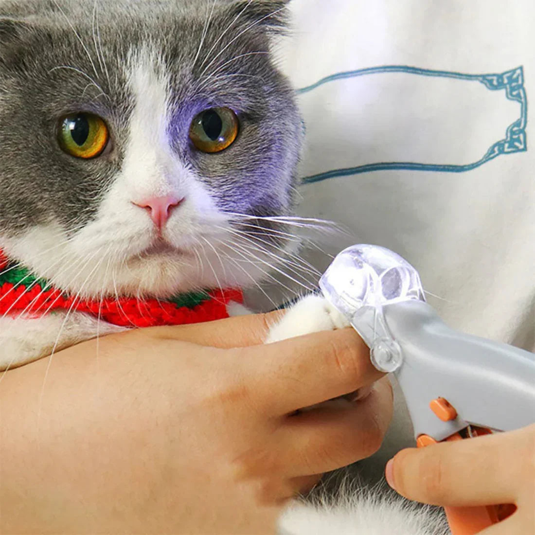 Foarfecă LEDPrecision | clește profesional pentru tăiat unghiile animalelor - Lumină LED, senzori rapizi