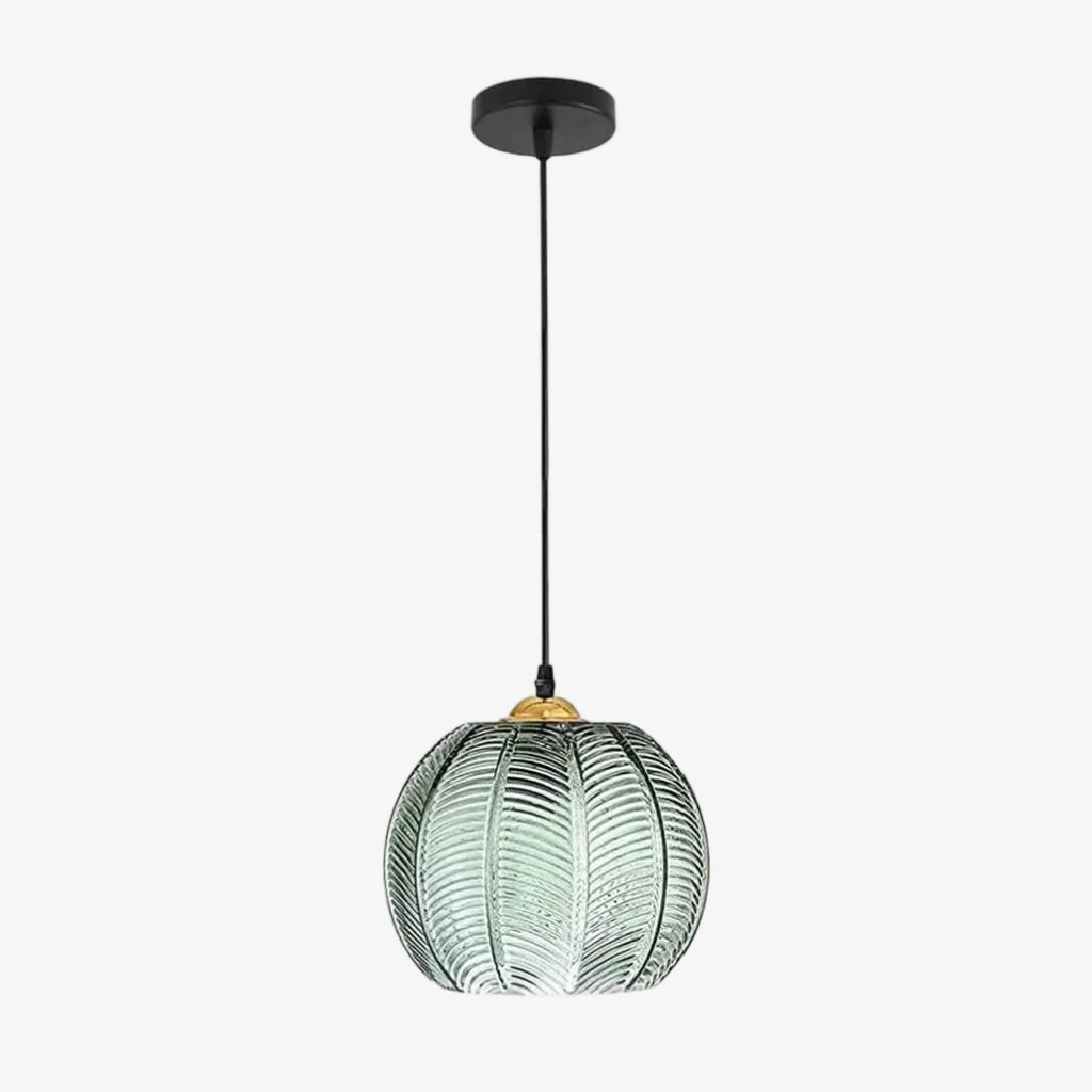 Verdoma Tropical Boho Decorative Glass Pendant Light for Entryway or Hallway | Esilora
