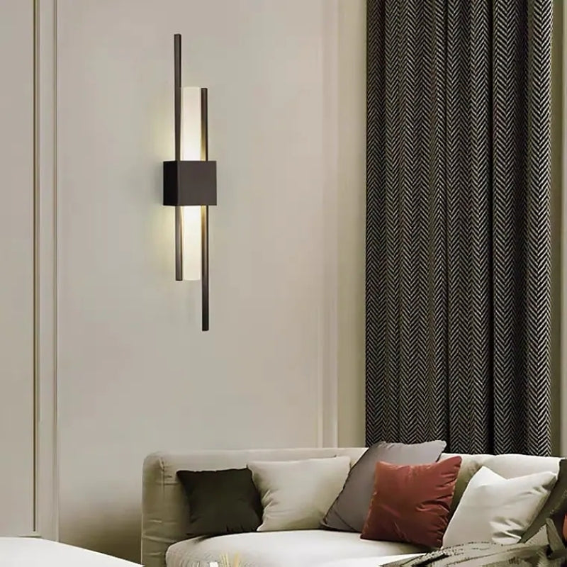 LuminArt - Stylish Black/Gold LED Light | Esilora